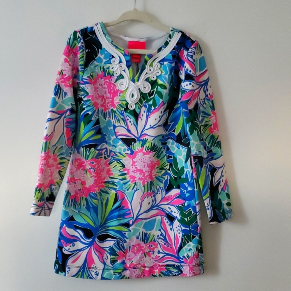 Lilly Pulitzer Kids Dress - Pink, Blue, Green Floral